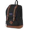 JanSport Cortlandt Laptop Backpack, Russet Red, 15” Laptop Sleeve-Synthetic Leather Shoulder Computer Bag with Large Compartment, Padded Straps- Rucksack for Men, Women(Black)