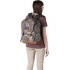 JanSport Cortlandt Laptop Backpack, Russet Red, 15” Laptop Sleeve-Synthetic Leather Shoulder Computer Bag with Large Compartment, Padded Straps- Rucksack for Men, Women(Boho Floral Gra)