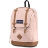 JanSport Cortlandt Laptop Backpack, Russet Red, 15” Laptop Sleeve-Synthetic Leather Shoulder Computer Bag with Large Compartment, Padded Straps- Rucksack for Men, Women(Misty Rose)