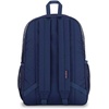 JanSport Eco Mesh Backpack, Red Tape, 17” x 12.5” x 6” – Large Semi-Transparent Bag for Adults with Laptop Sleeve, Padded Back Panel, Black(Navy)
