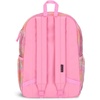 JanSport Eco Mesh Backpack, Red Tape, 17” x 12.5” x 6” – Large Semi-Transparent Bag for Adults with Laptop Sleeve, Padded Back Panel, Black(Neon Daisy)