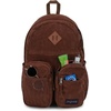 JanSport Granby Remix Backpack – Work, Travel, or Laptop Bookbag, Black Corduroy(Basic Brown Corduroy)