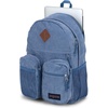 JanSport Granby Remix Backpack – Work, Travel, or Laptop Bookbag, Black Corduroy(Elemental Blue Corduroy)