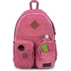 JanSport Granby Remix Backpack – Work, Travel, or Laptop Bookbag, Black Corduroy(Mauve Haze Corduroy)