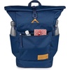 JanSport Hatchet Rolltop Backpack – 17-inch Padded Laptop Sleeve, Spacious Main Compartment, Dual Water Bottle Pockets, Navy(Navy)