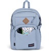 JanSport Main Campus FX Backpack – Travel or Work Bag w 15-Inch Laptop Pack with Leather Trim, Lavender Ash(Blue Dusk)
