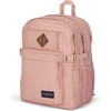 JanSport Main Campus FX Backpack – Travel or Work Bag w 15-Inch Laptop Pack with Leather Trim, Lavender Ash(Misty Rose)