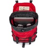 JanSport Skip Pack Backpack – 28L Capacity, Fits 13.5″ Laptop, Large Main Compartment, Side Water Bottle Pocket – Ideal for Work & Travel, Black(Red Tape)