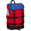 JanSport Skip Pack Backpack – 28L Capacity, Fits 13.5″ Laptop, Large Main Compartment, Side Water Bottle Pocket – Ideal for Work & Travel, Black(Red Tape)