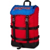 JanSport Skip Pack Backpack – 28L Capacity, Fits 13.5″ Laptop, Large Main Compartment, Side Water Bottle Pocket – Ideal for Work & Travel, Black(Red Tape)