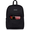 JanSport Superbreak Plus FX Backpack – Work, Travel, or Laptop Bag with Water Bottle Pocket – Oil Slick Black(Black)