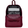JanSport Superbreak Plus FX Backpack – Work, Travel, or Laptop Bag with Water Bottle Pocket – Oil Slick Black(Cherry Lacquer/Cherry L)