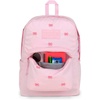 JanSport Superbreak Plus FX Backpack – Work, Travel, or Laptop Bag with Water Bottle Pocket – Oil Slick Black(Embroidered Bows)