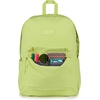JanSport Superbreak Plus FX Backpack – Work, Travel, or Laptop Bag with Water Bottle Pocket – Oil Slick Black(Lime Citron)