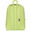 JanSport Superbreak Plus FX Backpack – Work, Travel, or Laptop Bag with Water Bottle Pocket – Oil Slick Black(Lime Citron)