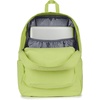 JanSport Superbreak Plus FX Backpack – Work, Travel, or Laptop Bag with Water Bottle Pocket – Oil Slick Black(Lime Citron)