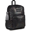 JanSport Superbreak Plus FX Backpack – Work, Travel, or Laptop Bag with Water Bottle Pocket – Oil Slick Black(Oil Slick Black)