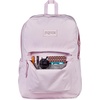JanSport Superbreak Plus FX Backpack – Work, Travel, or Laptop Bag with Water Bottle Pocket – Oil Slick Black(Pink Ice/Pink Ice)