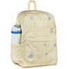 JanSport Superbreak Plus FX Backpack – Work, Travel, or Laptop Bag with Water Bottle Pocket – Oil Slick Black(Slow N Steady Emb Lemon Ice/Blue/Pink)