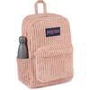 JanSport Superbreak Plus FX Backpack – Work, Travel, or Laptop Bag with Water Bottle Pocket – Oil Slick Black(Surreal Corduroy Misty Rose)