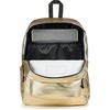 JanSport Superbreak Plus FX Backpack – Work, Travel, or Laptop Bag with Water Bottle Pocket – Oil Slick Black(Surreal Shine Gold)