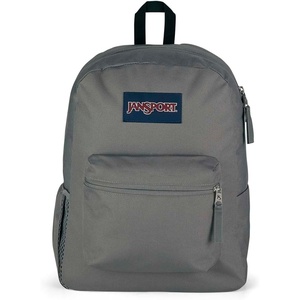 JanSport 26L Cross Town Backpack – 12 inch Daypack, Russet Red(Graphite Grey)