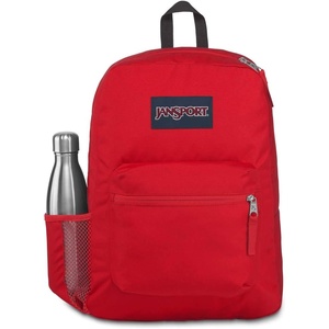 JanSport 26L Cross Town Backpack – 12 inch Daypack, Russet Red(Red Tape)