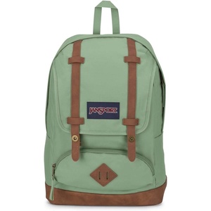 JanSport Cortlandt Laptop Backpack, Russet Red, 15” Laptop Sleeve-Synthetic Leather Shoulder Computer Bag with Large Compartment, Padded Straps- Rucksack for Men, Women(Loden Frost)