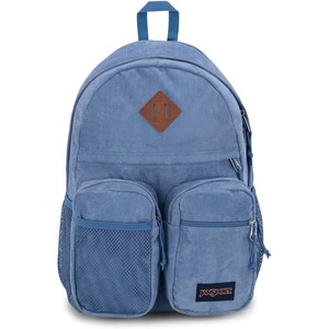 JanSport Granby Remix Backpack – Work, Travel, or Laptop Bookbag, Black Corduroy(Elemental Blue Corduroy)