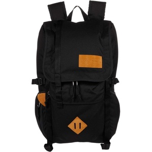 JanSport Hatchet Backpack – 15-inch Padded Laptop Compartment, Dual Water Bottle Pockets, Side Compression Straps, Navy(Black)