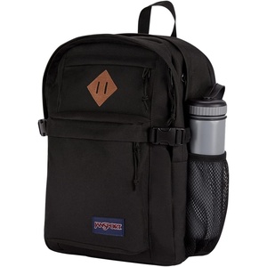 JanSport Main Campus FX Backpack – Travel or Work Bag w 15-Inch Laptop Pack with Leather Trim, Lavender Ash(Black)