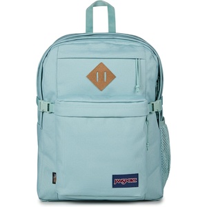 JanSport Main Campus FX Backpack – Travel or Work Bag w 15-Inch Laptop Pack with Leather Trim, Lavender Ash(Faded Sage)