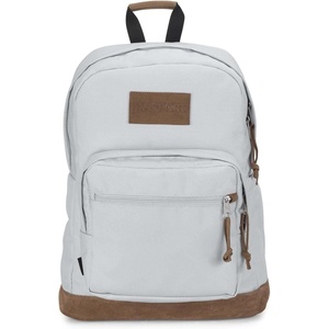 JanSport Right Pack Premium Backpack – Daypack with 15″ Laptop Sleeve, Main Compartment, Water Bottle Pocket, Black(Oyster Mushroom)