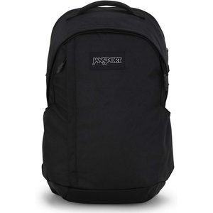 JanSport Station Pack – Large Backpack with Padded Laptop Sleeve, Dual Water Bottle Pockets, and Loft Pocket, Elemental Blue(Black)