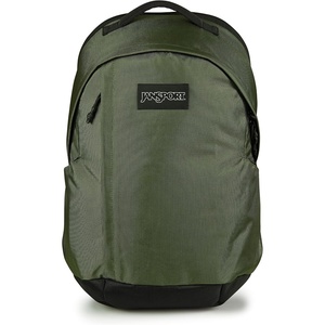 JanSport Station Pack – Large Backpack with Padded Laptop Sleeve, Dual Water Bottle Pockets, and Loft Pocket, Elemental Blue(Cargo Green)