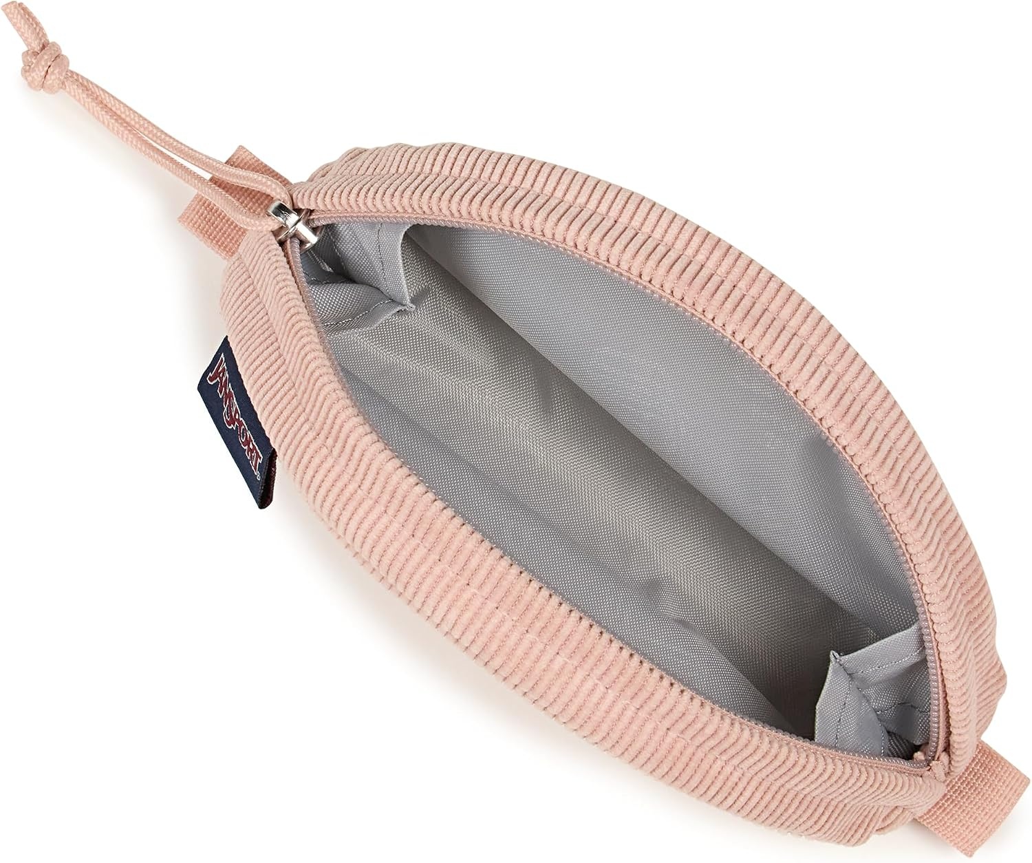 image:imageJanSport Luna Blue Compact Minimalist Semicircular PouchMisty Rose Corduroy