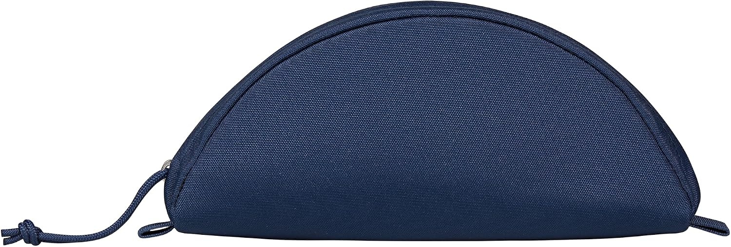 image:imageJanSport Luna Blue Compact Minimalist Semicircular PouchMushroom Embroidery