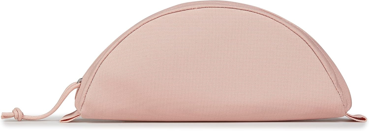 image:imageJanSport Luna Blue Compact Minimalist Semicircular PouchStrawberry Embroidery