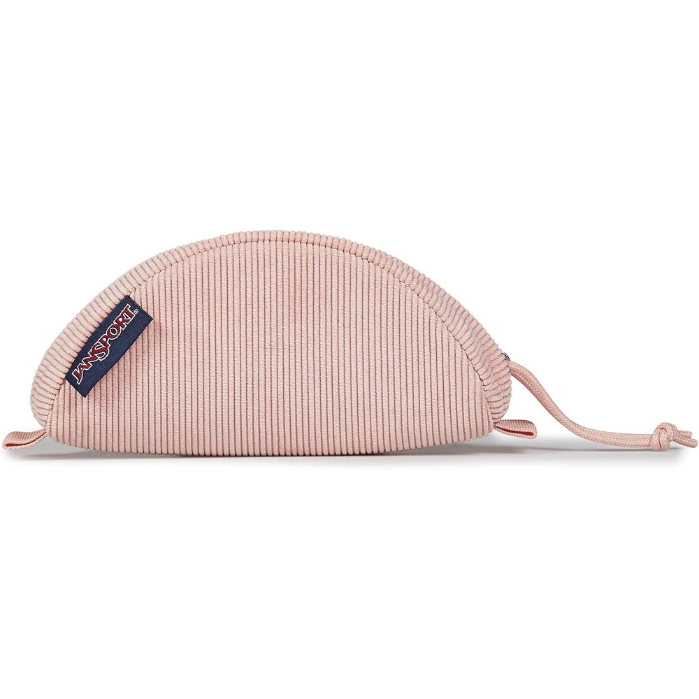 image:imageJanSport Luna Blue Compact Minimalist Semicircular PouchMisty Rose Corduroy