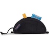 JanSport Luna Blue Compact Minimalist Semicircular Pouch(Black Corduroy)