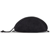 JanSport Luna Blue Compact Minimalist Semicircular Pouch(Black Corduroy)