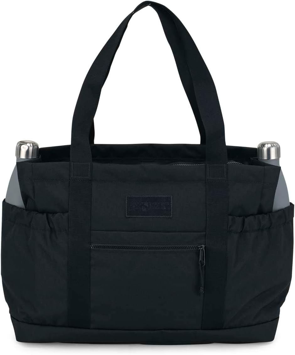 image:imageJanSport Everyday Large Tote Spacious Tote Bag with Padded 15Inch Laptop Sleeve Zippered CompartmentsBlack