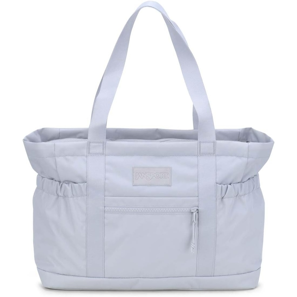 image:imageJanSport Everyday Large Tote Spacious Tote Bag with Padded 15Inch Laptop Sleeve Zippered CompartmentsOyster Mushroom