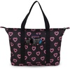 JanSport Daily Tote, Store You Essentials Over Shoulder Or By Your Side(Happy Hearts Black)