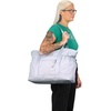 JanSport Everyday Large Tote – Spacious Tote Bag with Padded 15-Inch Laptop Sleeve, Zippered Compartments(Oyster Mushroom)