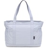 JanSport Everyday Large Tote – Spacious Tote Bag with Padded 15-Inch Laptop Sleeve, Zippered Compartments(Oyster Mushroom)