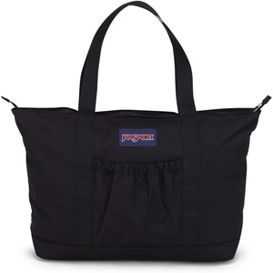 JanSport Daily Tote, Store You Essentials Over Shoulder Or By Your Side(Black)