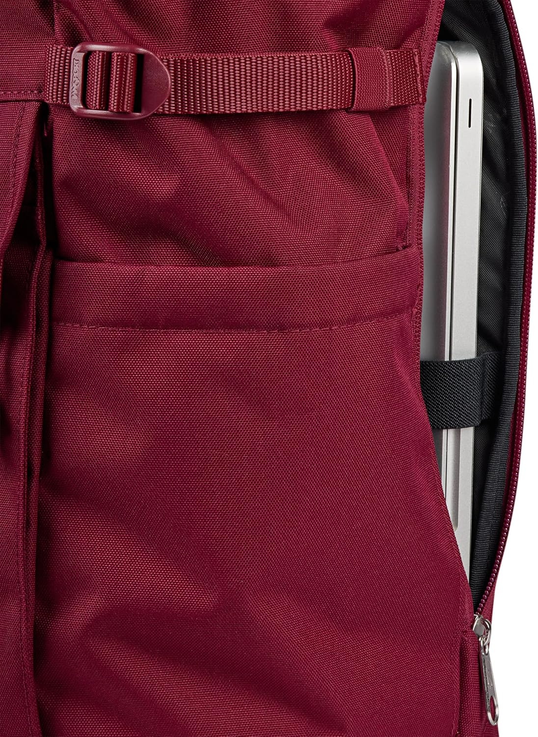 image:imageJanSport Hatchet Rolltop Backpack 17inch Padded Laptop Sleeve Spacious Main Compartment Dual Water Bottle Pockets Russet RedRusset Red