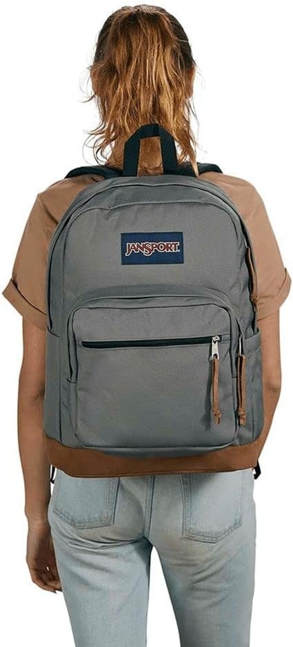 image:imageJanSport Right Pack Backpack Durable Daypack with Padded 15 Laptop Sleeve Spacious Main Compartment amp Integrated Water Bottle Pocket Pastel LilacGraphite Grey