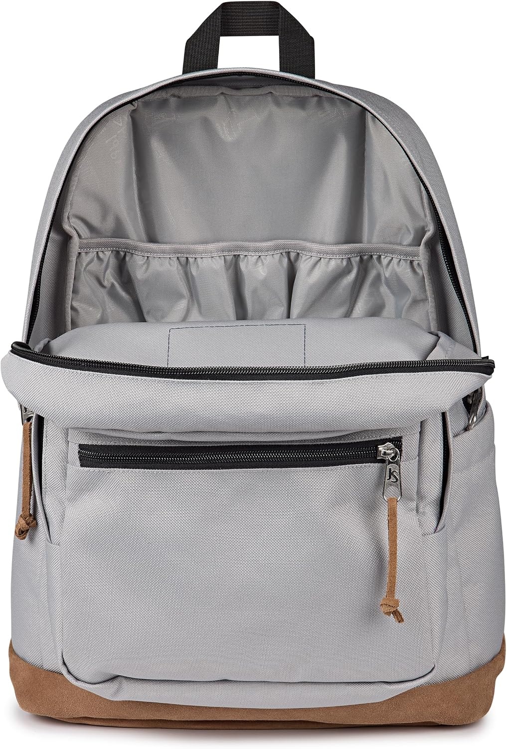 image:imageJanSport Right Pack Backpack Durable Daypack with Padded 15 Laptop Sleeve Spacious Main Compartment amp Integrated Water Bottle Pocket Pastel LilacGrounded Grey